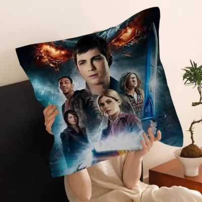 Percy Jackson Characters Throw Pillow