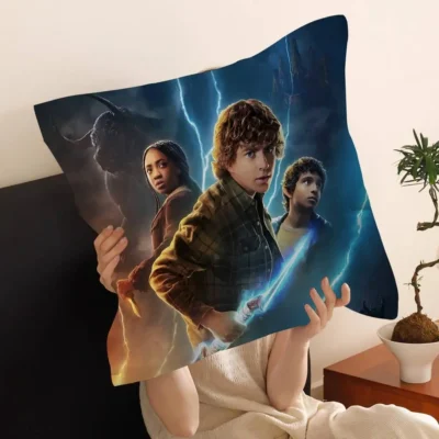 Percy Jackson Olympians Characters Throw Pillow