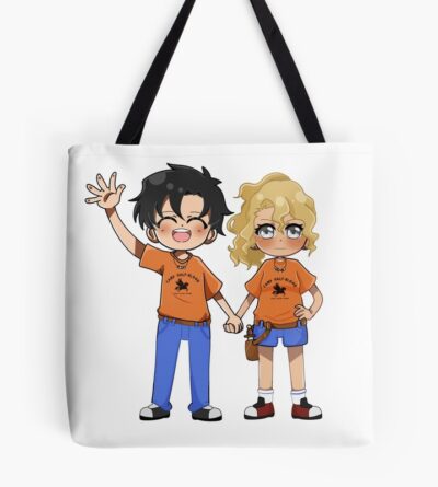 Percy Jackson And Annabeth Chase Cute Tote Bag