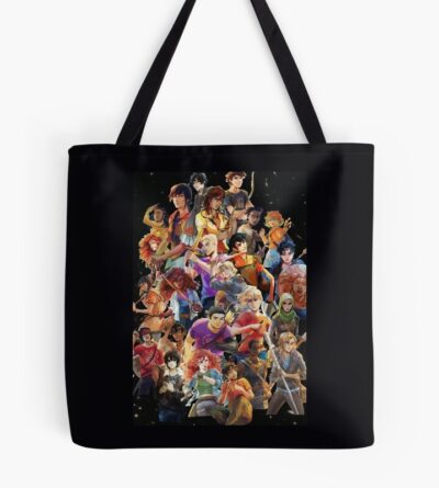 Percy Jackson Characters Tote Bag