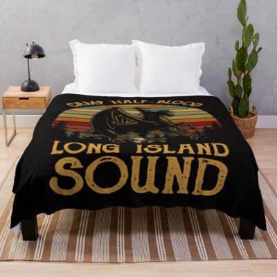Percy Jackson Camp Half Blood Long Island Sound Throw Blanket