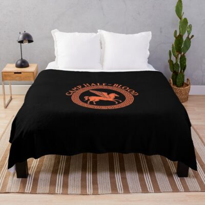 Percy Jackson Camp Half Blood Inverted Throw Blanket