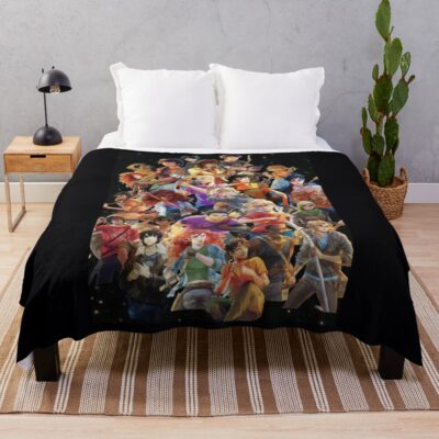 Percy Jackson Characters Throw Blanket