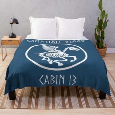 Camp Half Blood Cabin Thirteen Throw Blanket