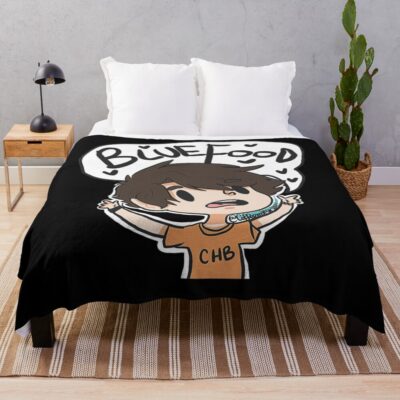 Percy Jackson Chibi Throw Blanket