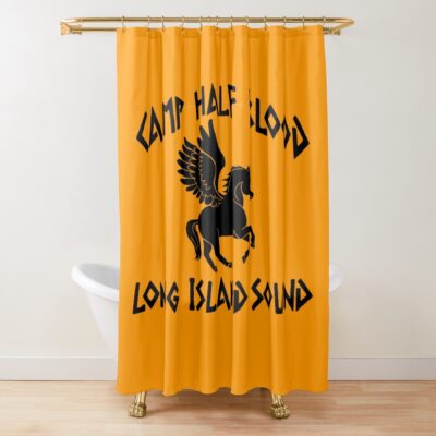 Percy Jackson Camp Half Blood Logo Shower Curtain