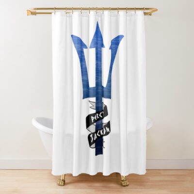Camp Halfblood Percy Bookish Merch Shower Curtain
