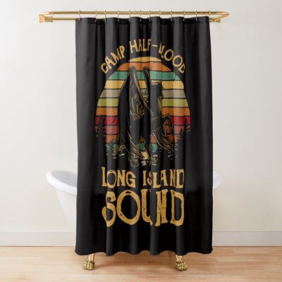 Percy Jackson Camp Half Blood Vintage Shower Curtain