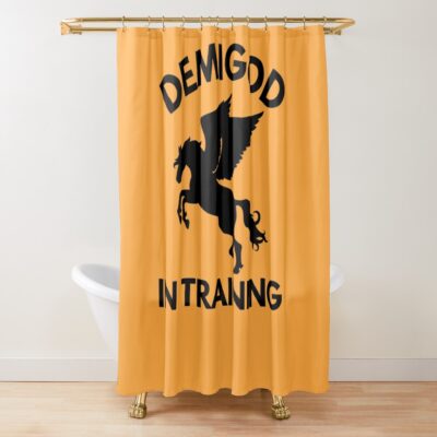 Percy Jackson Demigod Shower Curtain
