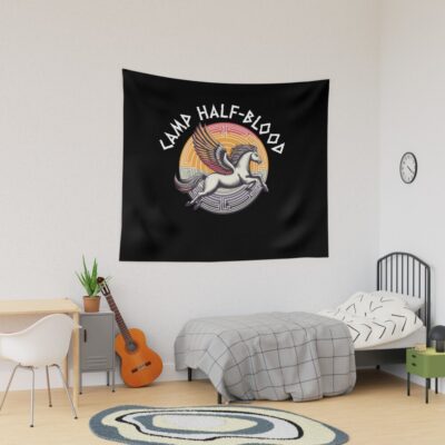 Camp Half Blood Percy Jackson Colored Tapestry