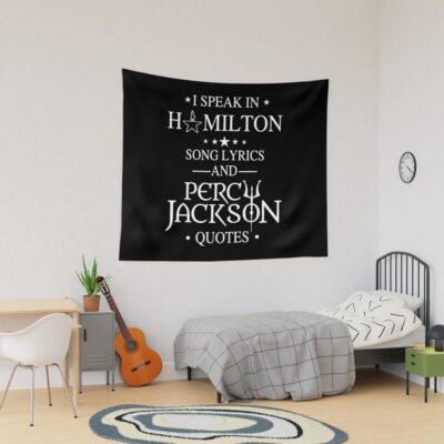 I Speak In Hamilton Song Lyrics And Percy Jackson Tapestry
