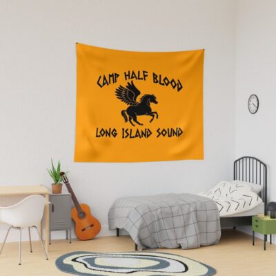Percy Jackson Camp Half Blood Logo Tapestry
