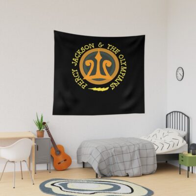 Percys Jacksons Tee Logo Tapestry